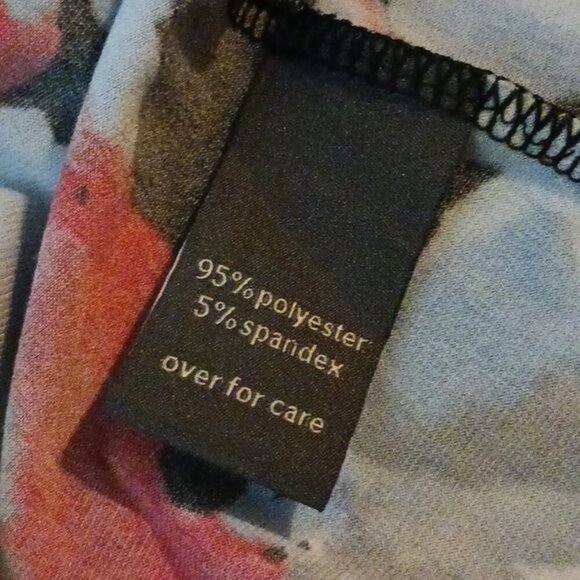 The Limited Womens Size S Multicolor Floral Long Sleeve Blouse Top Keyhole - Picture 7 of 7